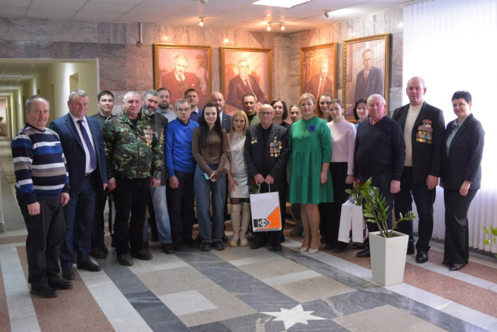 Встреча с ветеранами Афганистана на ОАО «Красносельскстройматериалы» в преддверии Дня памяти