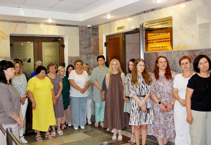 Всенародная минута молчания на ОАО «Красносельскстройматериалы»