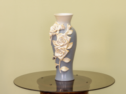 Сувенир декоративный Роза арт.18,03 покрытый акрилом 100-150-350