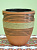 Кашпо для цветов декоративное Бали-5 глазурованное 200х200х210_ 3_0л. СТБ 841-2003